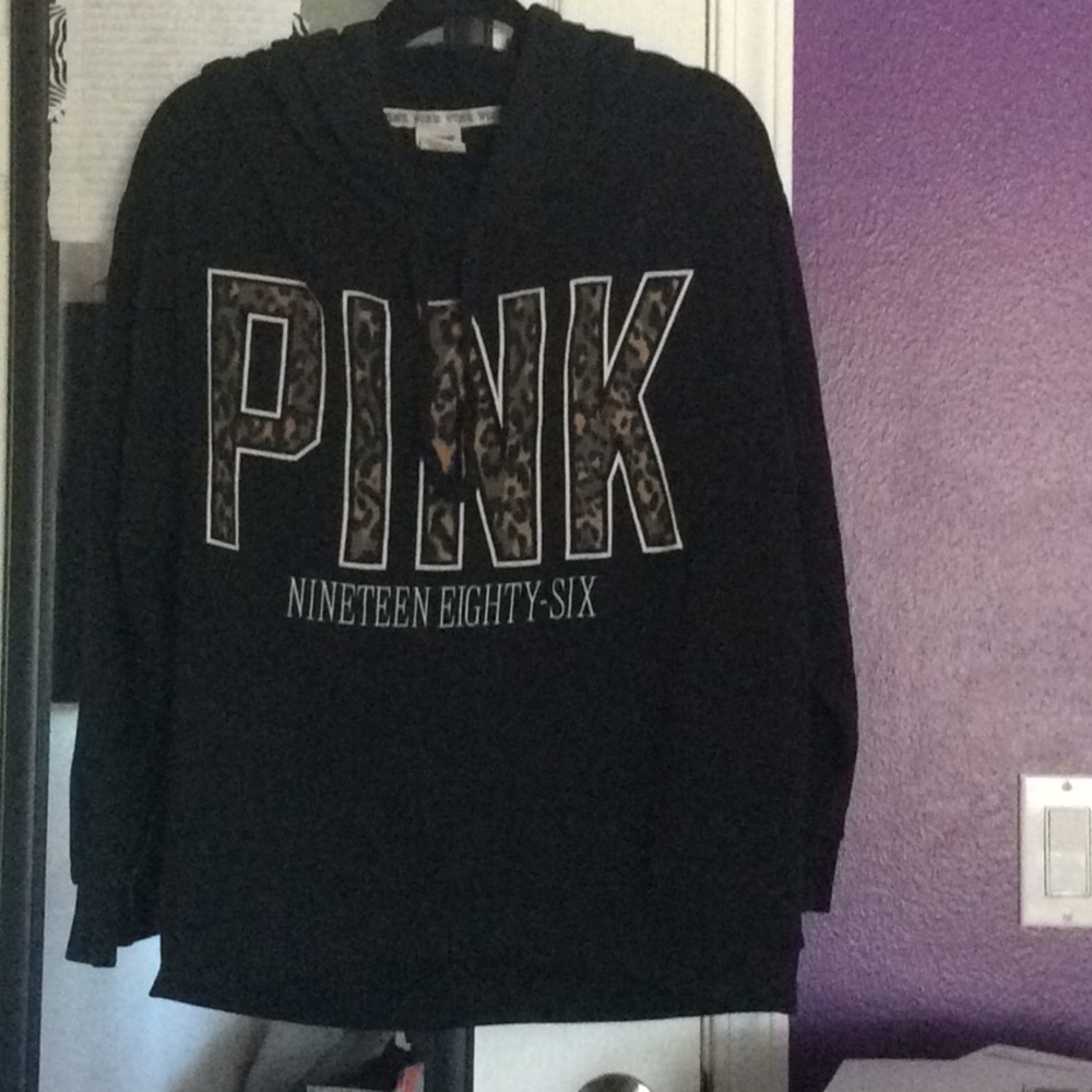 Cheetah print hoodie